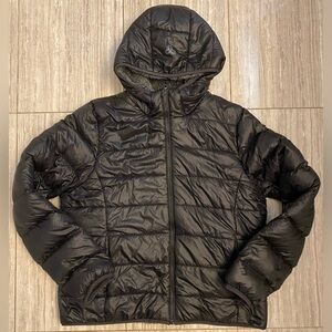 TNA Womens Black Little Fuzzy Puff